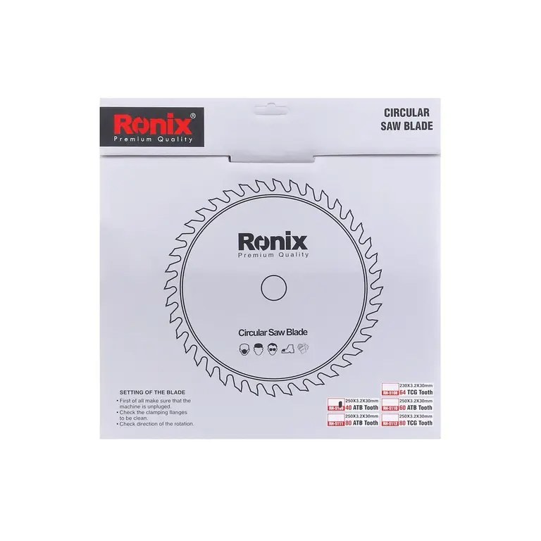 اره الماسه 40× 250 چوب RH-5109 رونیکس