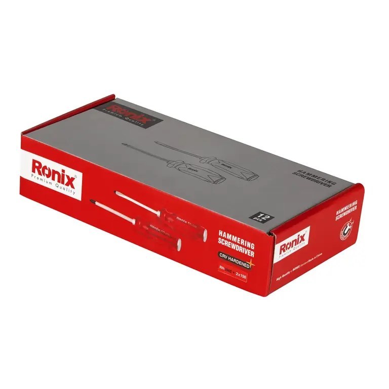 پیچ گوشتی تکی ضربه خور 150× 6 چهارسو RH-2965 رونیکس