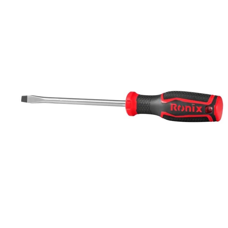 پیچ گوشتی تکی دسته TPR دو رنگ 150*8 دوسو RH-2749 رونیکس