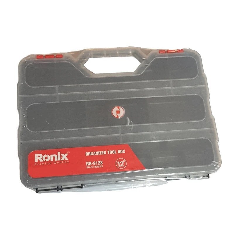جعبه ابزار پلاستیکی ارگانایزر 12 اینچ RH-9128 رونیکس