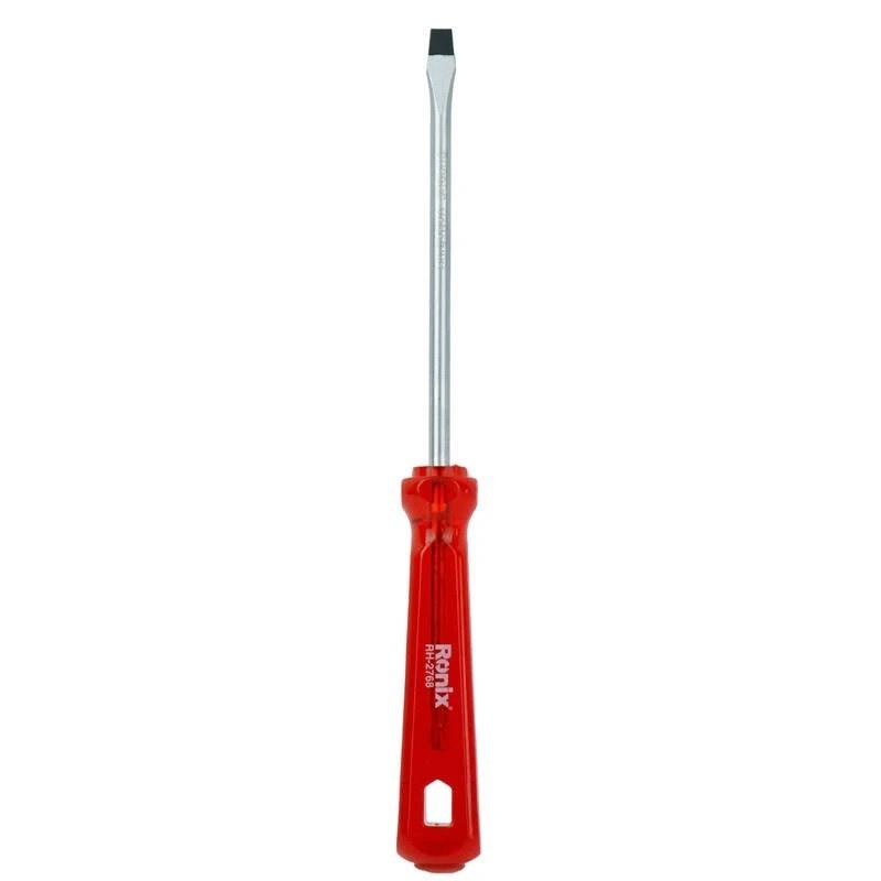 پیچ گوشتی تکی دسته کریستالی تک رنگ 125×6 دوسو RH-2768 رونیکس