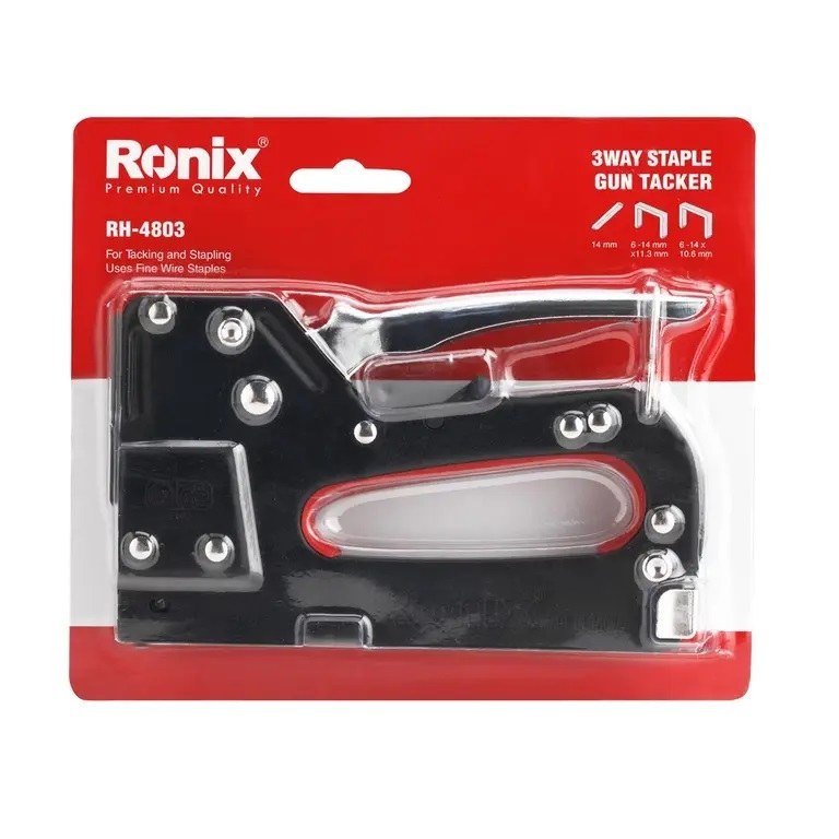 منگنه کوب دستی با گریپ قرمز RH-4803 رونیکس