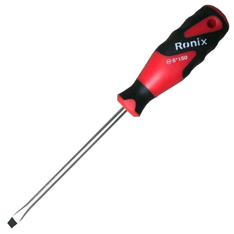 پیچ گوشتی تکی دسته TPR دوسو 150×6 RH-2767 رونیکس
