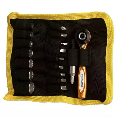 ست سر پیچ گوشتی و بکس دوچرخه 19 پارچه تایوان کد KBR119 کنزاکس
