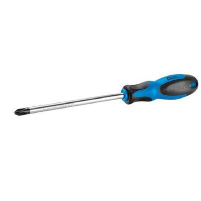 پیچ گوشتی دسته پلاستیکی چهارسو 75*5 کد 1623 نووا