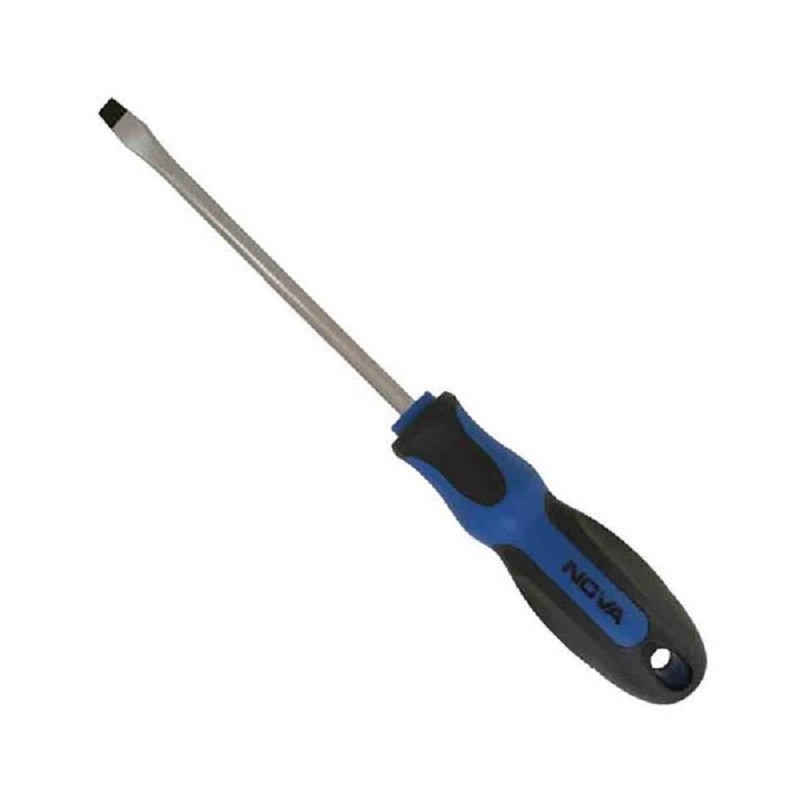 پیچ گوشتی دسته پلاستیکی دوسو 100*6 کد 1607 نووا
