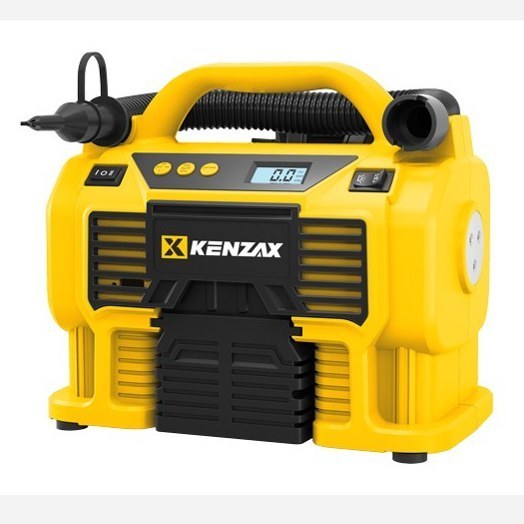 کمپرسور باد فندکی و برق شهری سه کاره دیجیتال 98 واتAC-DC کد 5418 کنزاکس