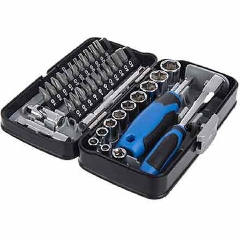 جعبه بکس 1/4 اینچ 38 پارچه جعبه پلاستیکی کد 7303 نووا