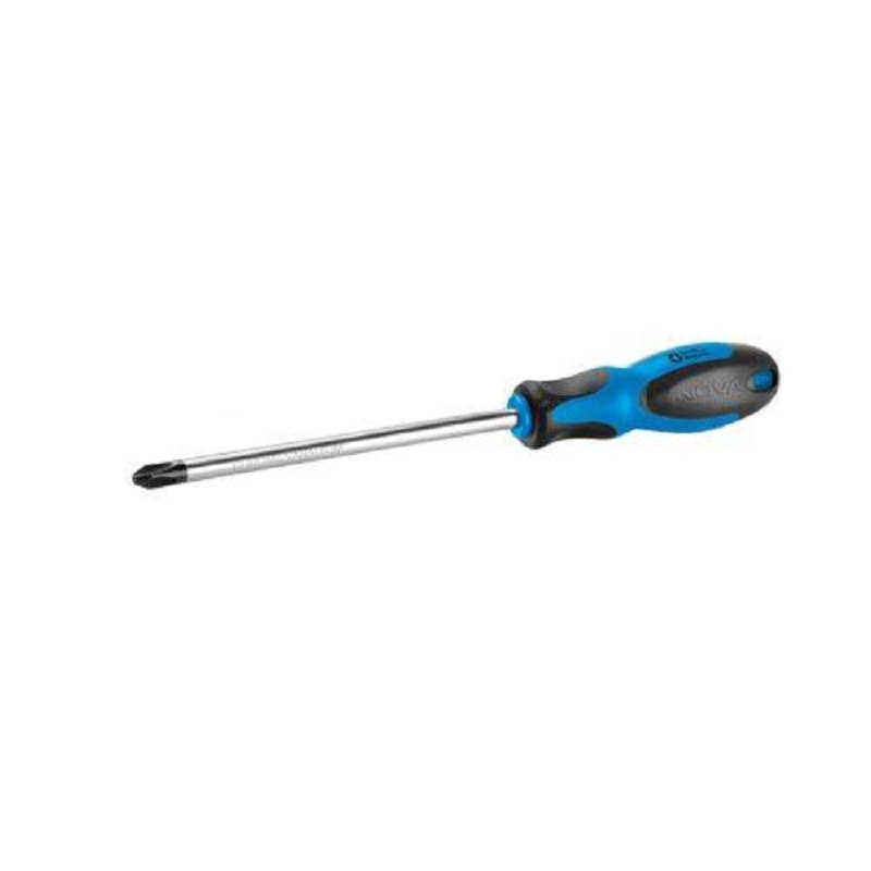 پیچ گوشتی دسته پلاستیکی چهارسو 200*8 کد 1631 نووا
