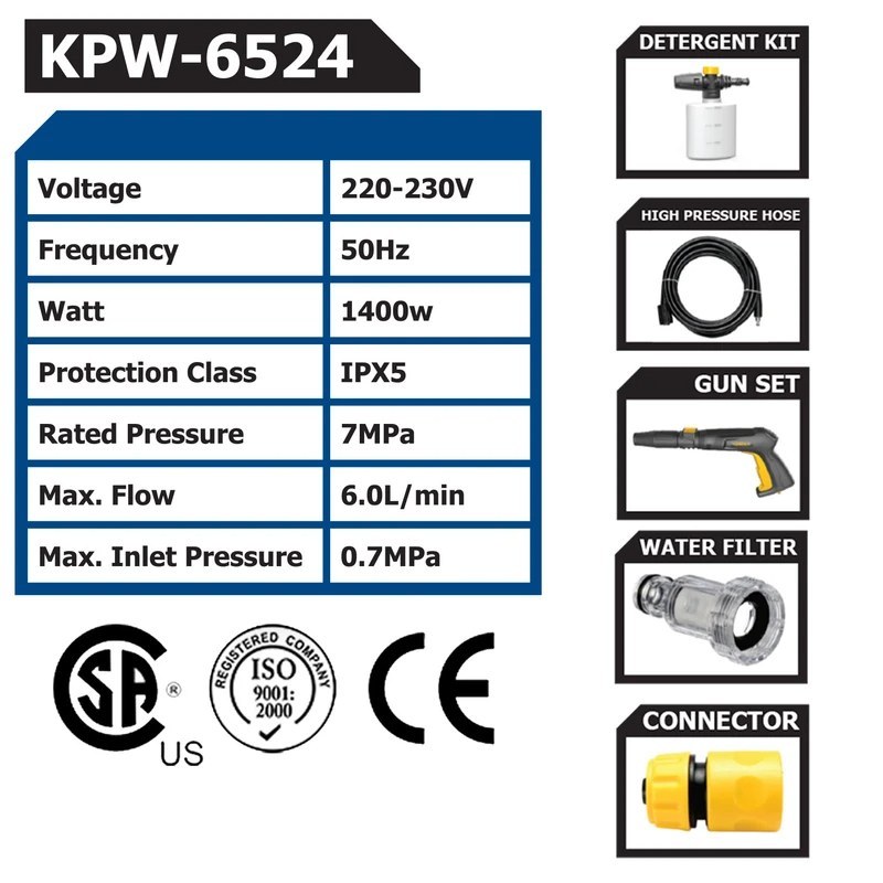 کارواش دینامی 110 بار کامپکت کد KPW6524 کنزاکس
