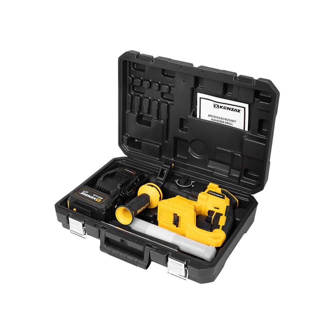 دریل بتن کن شارژی 20 ولت 2/2 ژول براشلس BMC کد 8820 کنزاکس