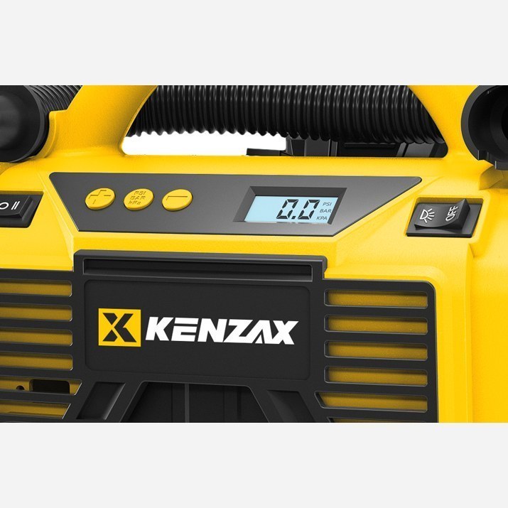 کمپرسور باد فندکی و برق شهری سه کاره دیجیتال 98 واتAC-DC کد 5418 کنزاکس