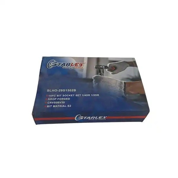 ست 15 عددی بکس ستاره ای کوتاه بلند کد (SLHO-29S1502B) استارلکس