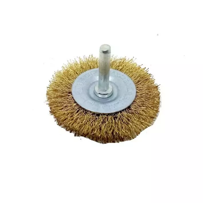برس تخت سردریلی افشان 80 میلی متر فولادی مشکی -طلایی کربلایی
