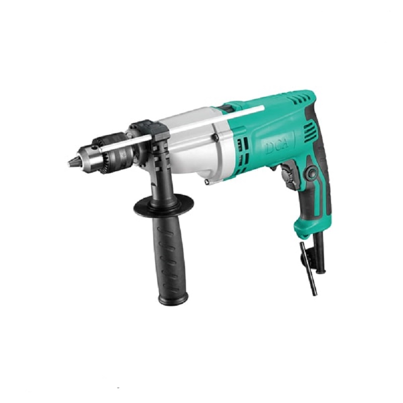 دریل 720 وات سه نظام آچاری گیربکسی 13 میلیمتر دیمردار چپ و راست 2 دور DCA AZJ20