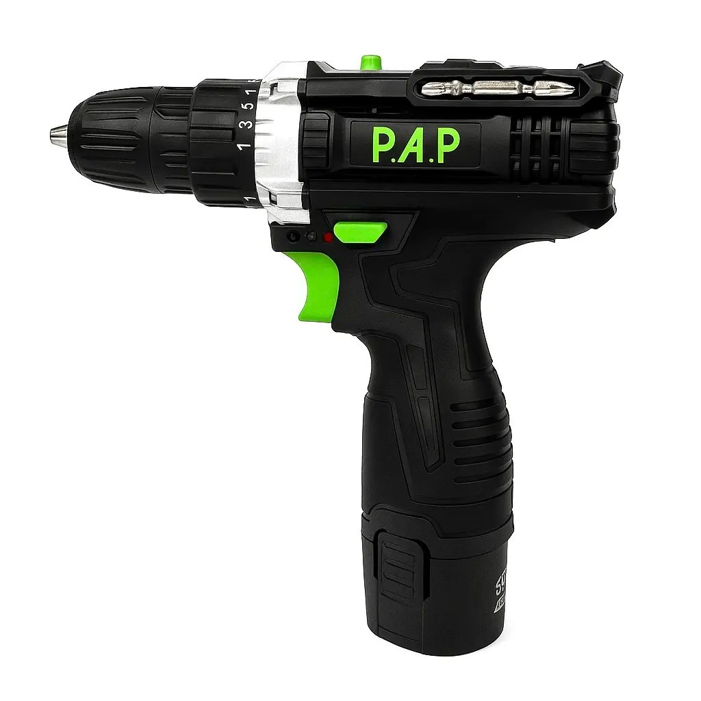 دریل شارژی 12 ولت لیتیوم کد CD 1201 PAP