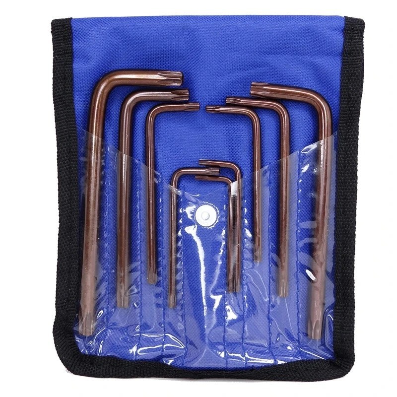 ست 9 عددی آچار آلن ستاره ای S2 بلند T10 تا T50 کد (SHK-18SS09TM) استارمکس