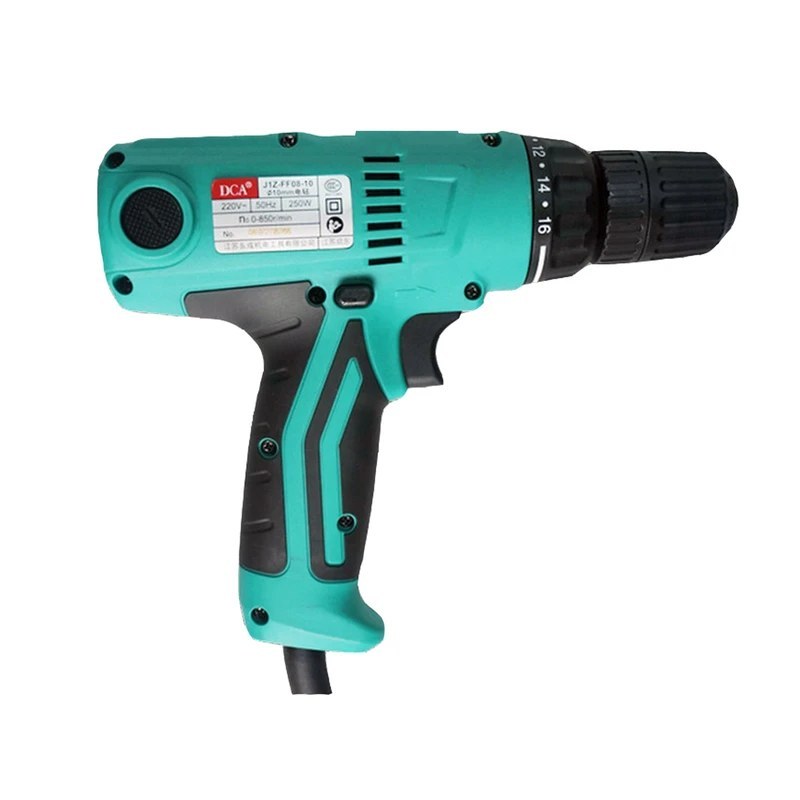 دریل پیچ گوشتی برقی 250 وات ترکمتر دار 10 میلی متر اتوماتیک کدDCA AJZ08-10