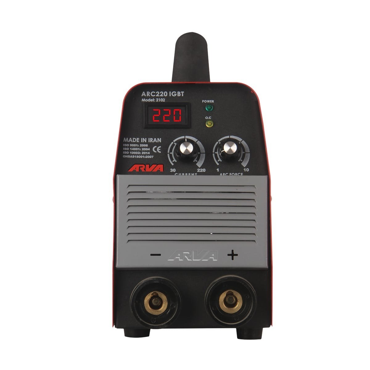 دستگاه جوشکاری اینورتر ARC220-IGBT کد 2102 آروا