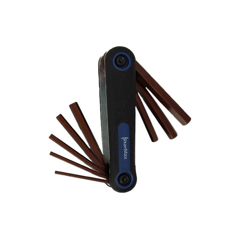 آلن چاقویی 8 عددی 6 گوش 2/5-10 S2 کد (SHK-18SS08HB) استارمکس