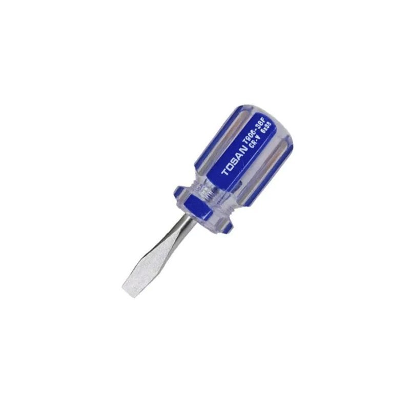 پیچ گوشتی 38*6 مشتی دوسو دسته کریستالی کد T906-38F توسن