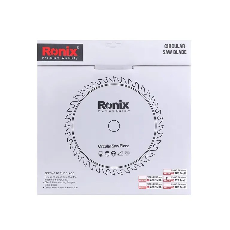 اره الماسه 60*250 چوب RH-5110 (سوپر) رونیکس