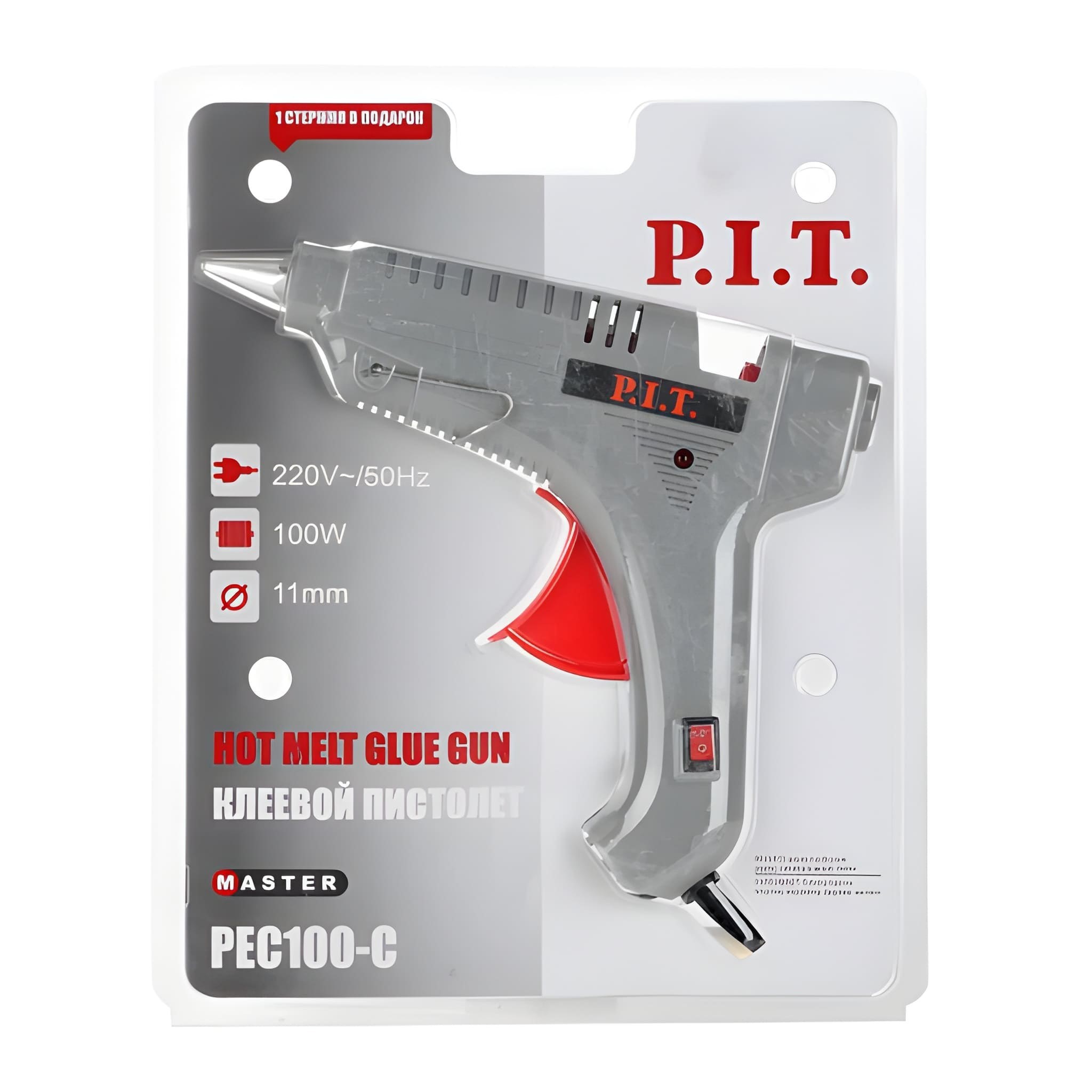 تفنگ چسب حرارتی 100 وات کد PEC100-C پی آی تی