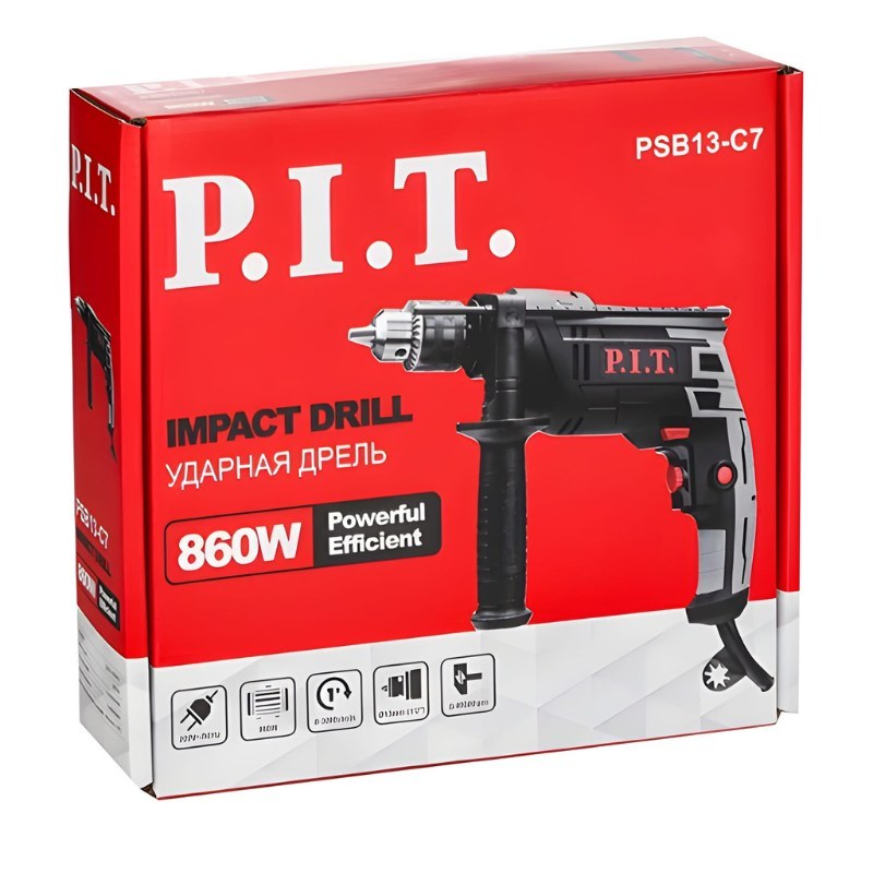 دریل چکشی 860 وات کد PSB13-C7 پی آی تی
