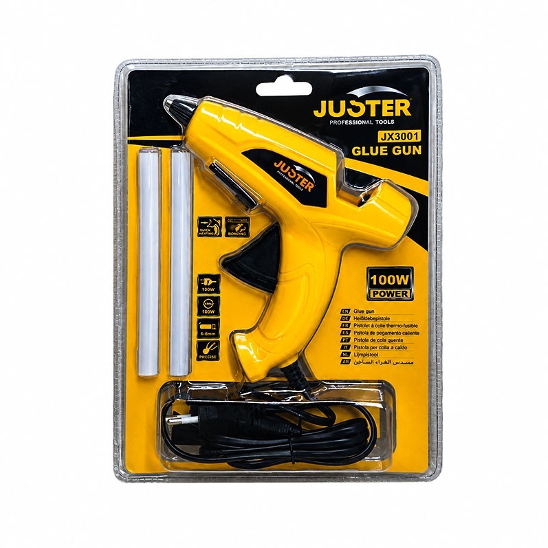 تفنگ چسب حرارتی صنعتی 100 وات JX3001 جاستر