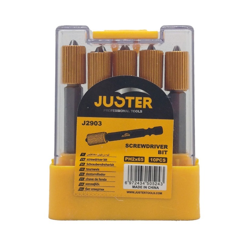 سری پیچ گوشتی مگنت دار چهارسو J2903 جاستر